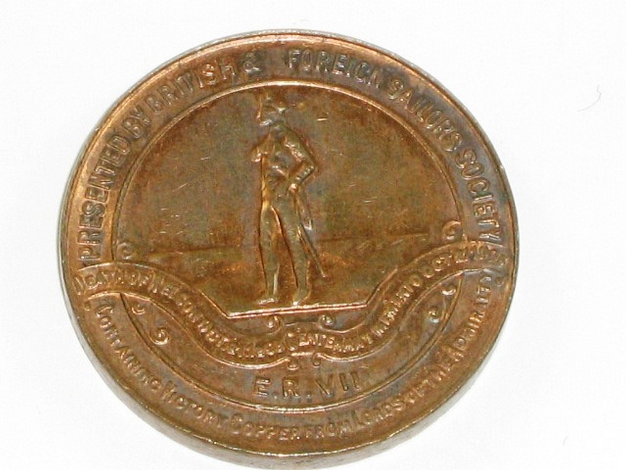 A RESTRIKE OF BOULTON’S TRAFALGAR MEDAL, 1966 restrike, in silver, by John Pinches Ltd (Hardy - Image 7 of 7