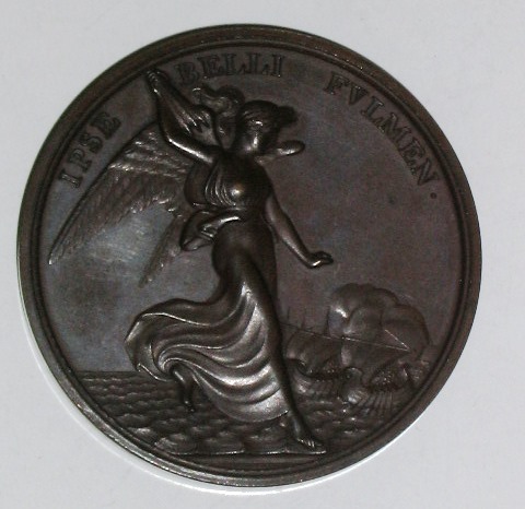 A COMMEMORATIVE MEDALLION FOR THE DEATH OF NELSON, in bronze, after Webb and Flaxman (Hardy 63), - Image 2 of 5