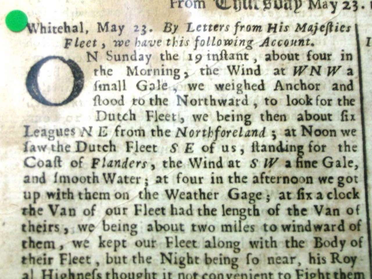 THE BATTLE OF SOLEBAY: 28TH OF MAY 1672, a series of papers relating to the Battle of Solebay, the - Image 2 of 4