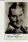 Carroll Levis signed sepia photo. Good condition