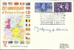 Field Marshall Montgomery of Alamein1970 25th Anniversary of Victory in Europe first day cover,