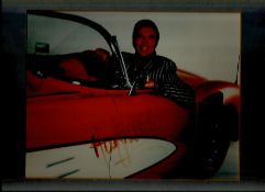 Marty Wilde signed colour photo. Mounted. Good condition