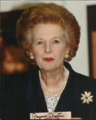 Margaret Thatcher signed stunning colour 10 x 8 portrait photo at the height of her powers. Good