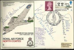 Rare Luftwaffe ace signed RAF North Coates FDC signed Oberst Hans-Ulrich Rudel, Dr Ernest