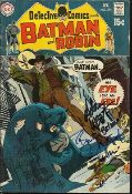 Bob Kane, Adam West, Burt Ward signed Batman & Robin DC comic A Victims Victim Dec 1969. Good