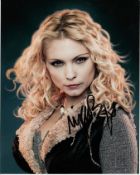 Myanna Buring 8x10 c photo of Myanna from Twilight, signed by her in West End, London, 2013. Good