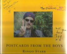 Ringo Starr signed hardback book Postcards from the Boys. Excellent condition