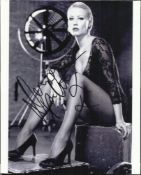 Denise Van Outen autographed b/w 8x10 photograph. Seen here in Chicago. Nice shot. Good condition