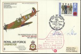 Alan Deeres DFC 1971 RAF Uxbridge 31st Anniversary of the Battle of Britain cover, rare variation