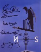 CRICKET LEGENDS: 8x10 inch photo of the weather vane at Lords Cricket Ground `Old Father Tyme`