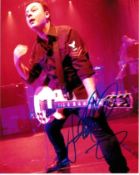 James Dean Bradfield 8x10 c photo of James from Manic St Preachers, signed by James at Q awards,