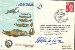 Wg Cdr Robert Stanford-Tuck DSO DFC the legendary WW2 fighter ace signed Hurricanes of Battle of