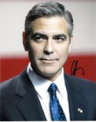 George Clooney 8x10 c photo of George, signed by him in NYC, Oct, 2011. Good condition