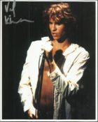 Val Kilmer Colour 8x10 photograph autographed by actor Val Kilmer seen here as Jim Morrison in The