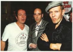 The Clash Colour 8x12 photo autographed by two founding members of the seminal punk band The