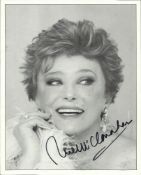 Rue McClanahan Black and white 8x10 portrait photographed autographed by Rue McClanahan (1934-