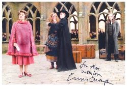 Emma Thompson Superb 8x12 colour photo from Harry Potter, autographed by Emma Thompson , seen here