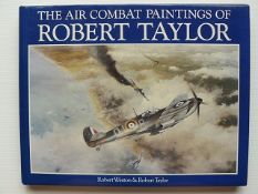 Robert Taylor Combat Paintings Book signed by 66 WW2 aces, fighter and bomber pilots. Incredibly
