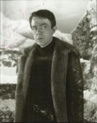 Bill Gaunt signed 10 x 8 b/w photo portrait in mountains from The Champions Good condition