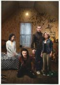 Russell Tovey. Colour 8x12 photograph from Being Human autographed by actor Russell Tovey. Slight