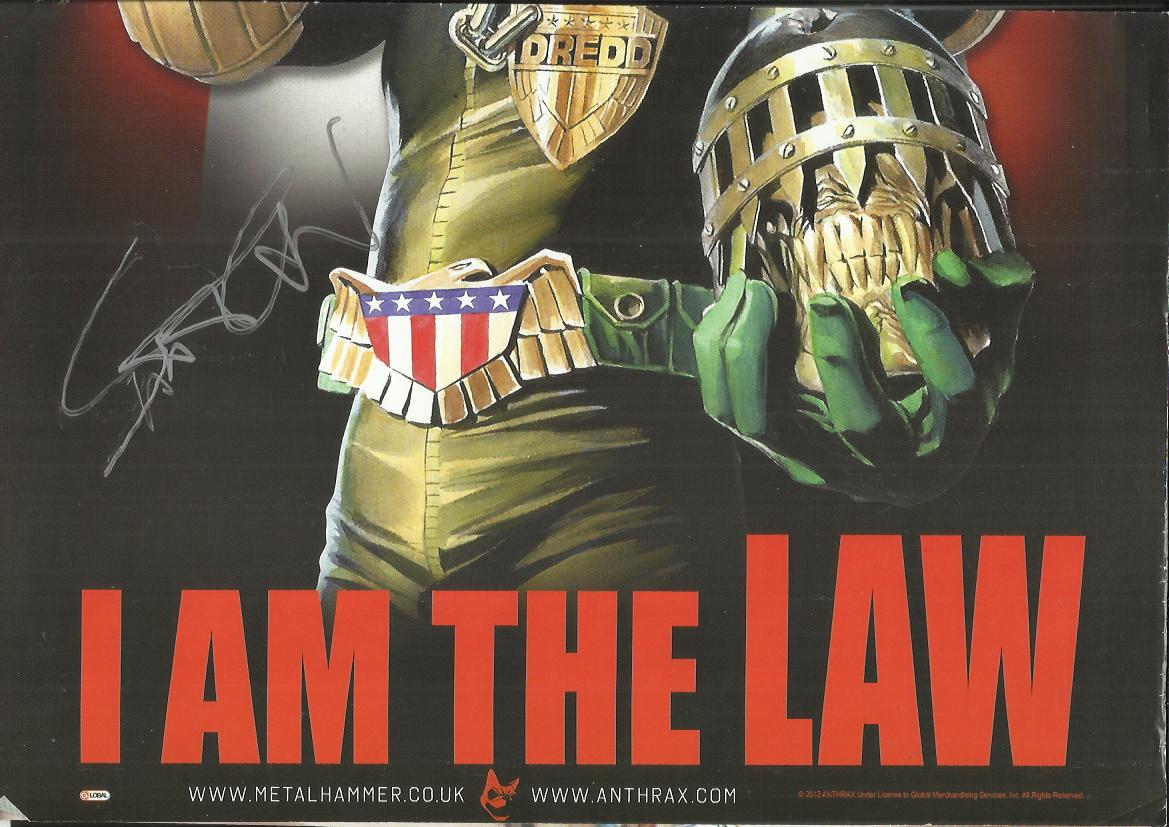Anthrax. Large A3 sized poster for "I Am The Law" by the thrash metal band Anthrax. Shows the