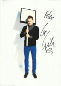 Will Young. Colour 8x12 photograph autographed by pop singer and actor Will Young. Dedicated. Good