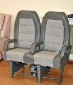 Concorde Seats used by the Queen Mother. Excellent condition Great pair of Concorde Seat that