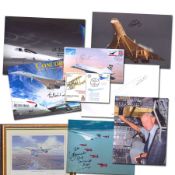 Concorde Collection of 9 items, Mike Bannister signed Red Arrows & Concorde Photo plus 2008 5th