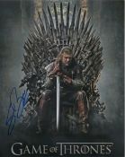 Sean Bean Signed 8x10 Photo From Game Of Thrones-Obtained In Los Angeles 2012-. Good Condition