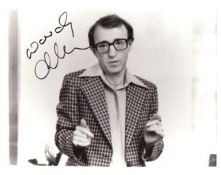 Director/Actor Woody Allen Signed 8x10 Photo-. Good Condition