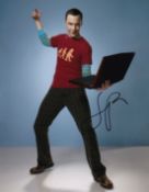 .Jim Parsons -Sheldon Cooper Big Bang Theory Signed 8x10 Photo. Good Condition