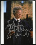 Zoe Wannamaker signed 10 x 8 colour Harry Potter photo, to Andrew Good Condition