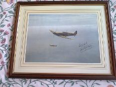 Rare Unique Signed Print. `In The Sunlit Silence` by aviation artist Gerald Coulson. Exclusively