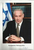 Historical collection of 4 signed colour photos of Shimon Peres (president of the State of Israel)