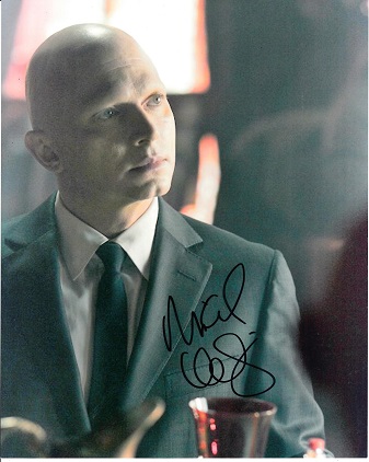 Michael Cervais 8x10 c photo of Michael from Fringe, signed by him on Broadway, NYC . Good