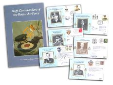 High Commanders of the Royal Air Force hardback book. Also 6 covers signed by Grp Cpt G Oxlee, Wg