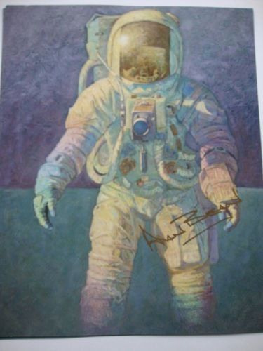 Apollo Astronaut: 14x11 Inch Print Entitled `That`s How It Felt To Walk On The Moon` Signed By Alan