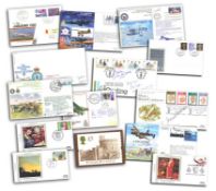 Assortment of First Day covers. 40+ covers included also included blue kestrel album with some