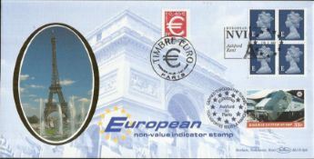 Orient Express Medallic FDC with Paris 19.5.77 postmark. This was produced to officially