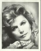 Lee Remick signed vintage 10 x 8 portrait b/w photo to Martyn. Good condition