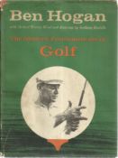 ? Ben Hogan signed hardback book The Modern Fundamentals of Golf. Some foxing and damage to dust