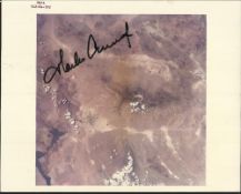 Charles Conrad Apollo 12 Moonwalker signed photo of the southern tip of Nevada as photographed from