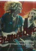 ? Status Quo signed large hardback book the Official 40th ann. Edition. Signed to inside Title