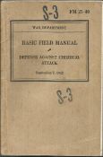 ? Basic Field Manual ? Defence against chemical attack September 7, 1942 War Department book, Plus