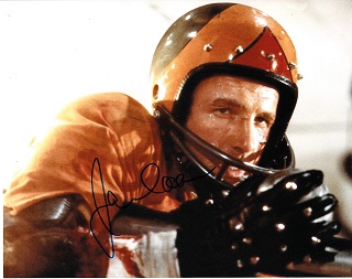 James Caan 10x8 c photo of James from Rollerball, signed by him NYC, April, 2014 . Good condition