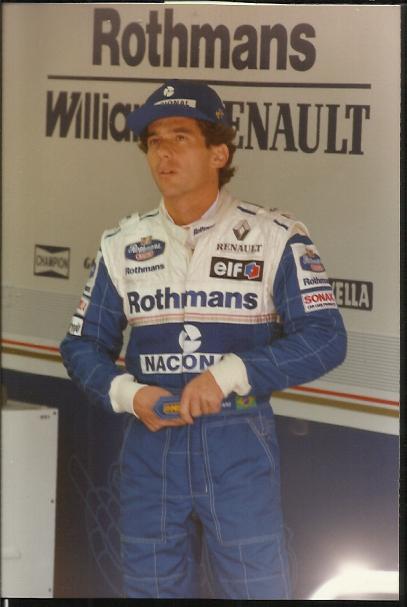 Ayrton Senna unsigned 5x4 colour photo. Good condition