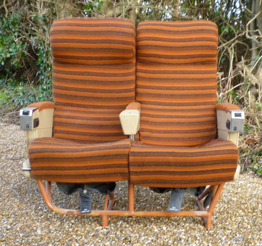 Genuine Concorde Pair of Seats. Pair of Concorde seats taken from one of the production test