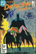 DC Bob Kane & Adam West Batman comic autographed on the front by legendary Batman creator Bob