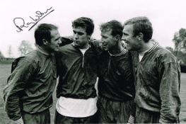 Ray Wilson England 1966 Signed 12 X 8 football photo. Good condition