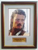 Orlando Bloom Superb photo from Pirates of the Caribbean autographed by Orlando Bloom as Will